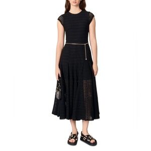 Ricocha Crochet Knit Maxi Dress